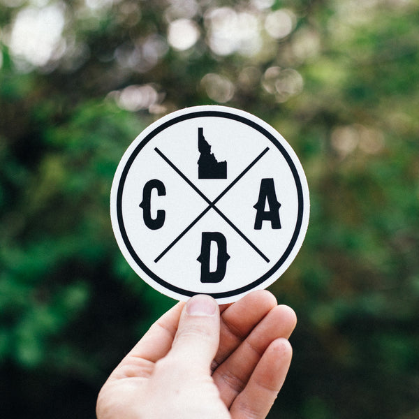 Bold CDA IDAHO Logo Stickers