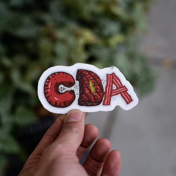 CDA BBQ Sticker – CDA IDAHO Clothing Company