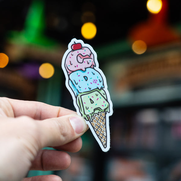 CDA Ice Cream Sticker