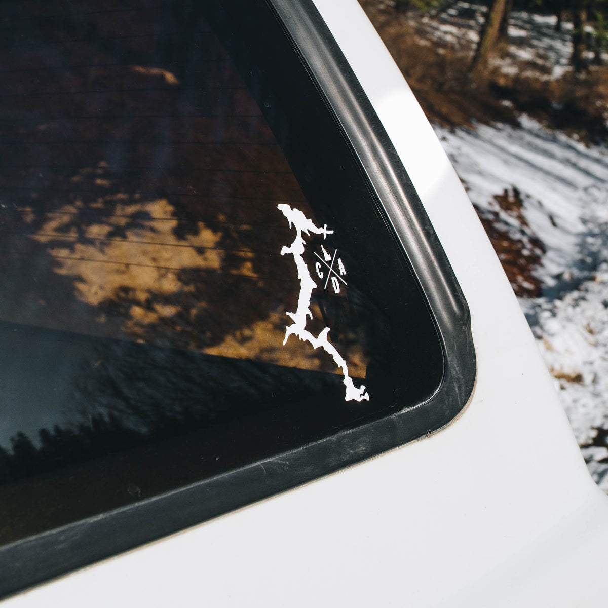 Coeur d'Alene Lake Decal – CDA IDAHO Clothing Company