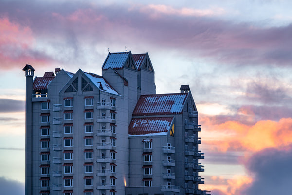 CDA Resort Beautiful Clouds Postcard