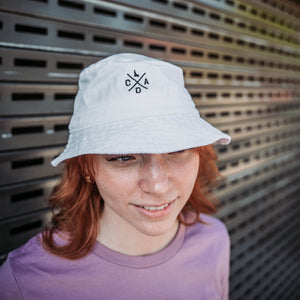 Coeur d'Alene Logo White Bucket Hat