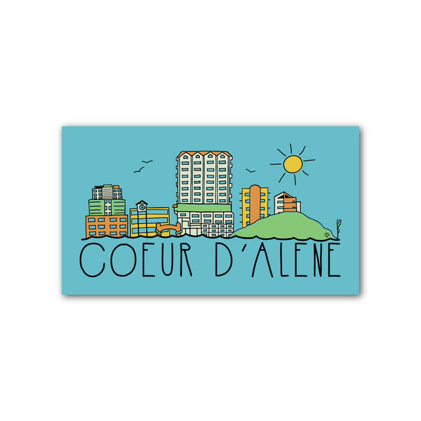 CDA Hand Drawn Skyline Sticker