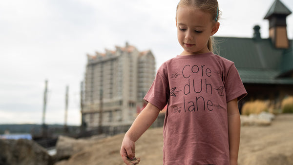 Toddler Mauve Core Duh Lane Tee