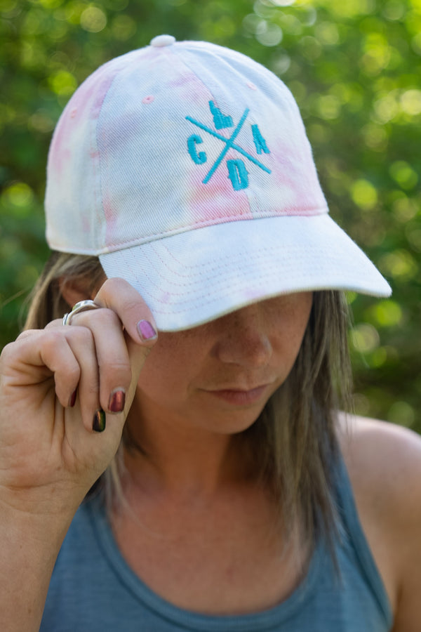 CDA Idaho Cotton Candy Tie-Dye Dad Hat