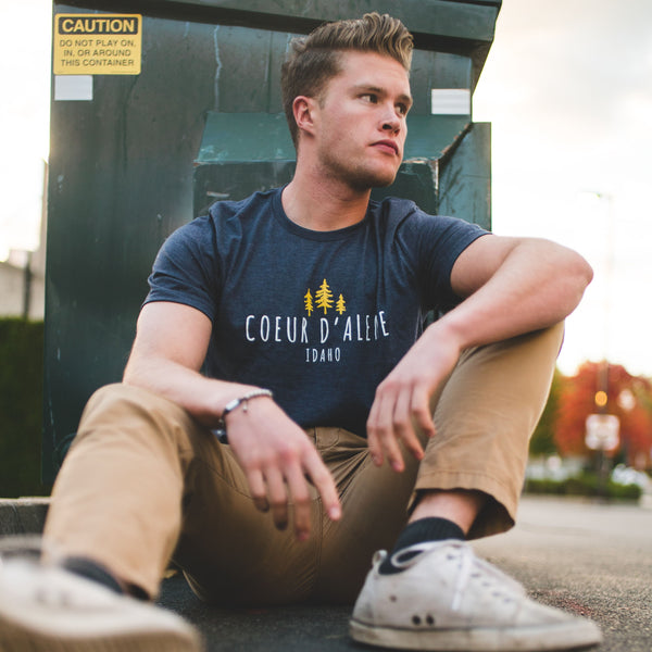 Coeur d'Alene Dark Navy Tourist Tee