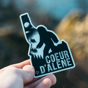 Coeur d'Alene Idaho Grunge Sticker – CDA IDAHO Clothing Company