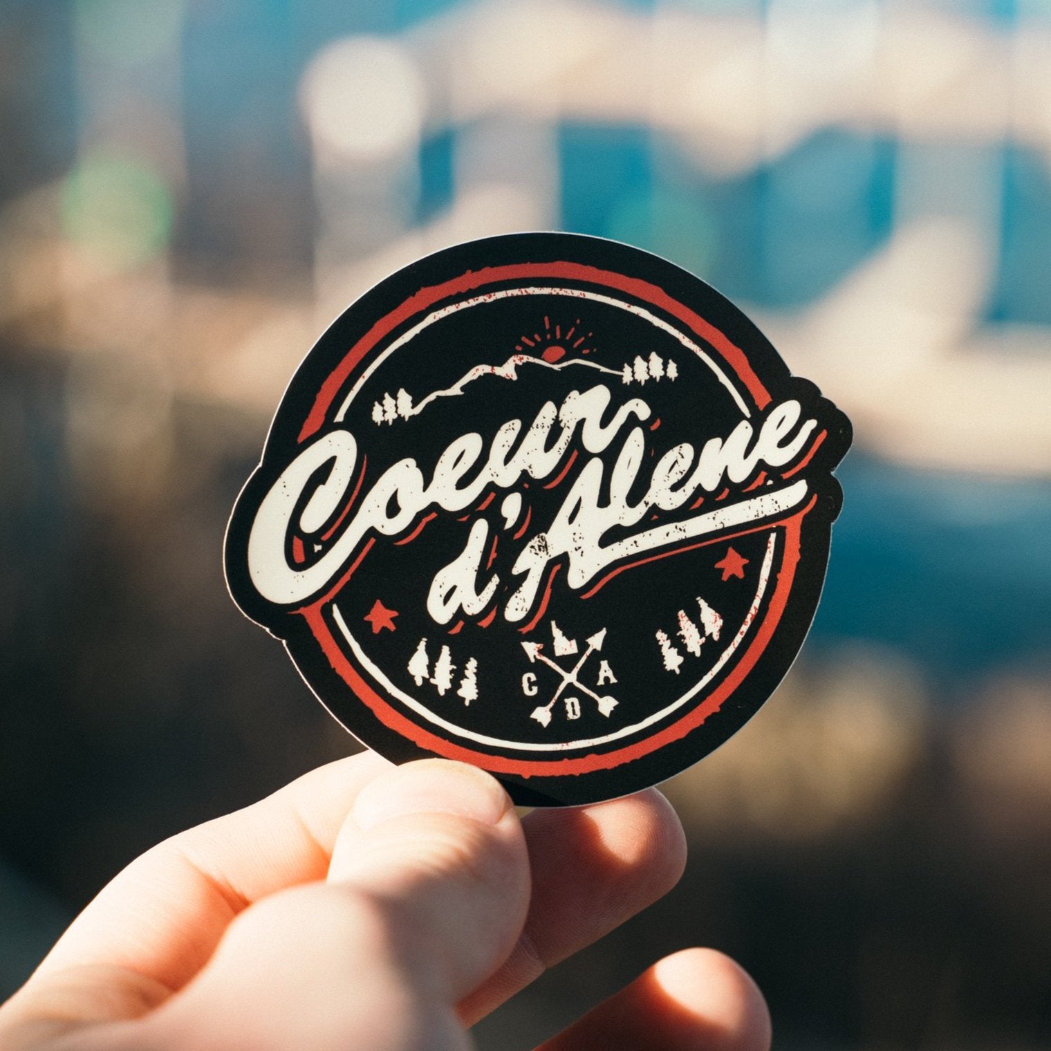 Coeur d'Alene Wilderness Survival Sticker – CDA IDAHO Clothing Company