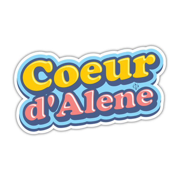 Coeur d'Alene Bubblegum Sticker