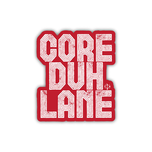 Core Duh Lane Grunge Sticker – CDA IDAHO Clothing Company
