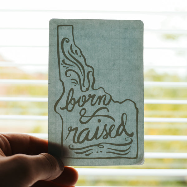 Born & Raised Decal