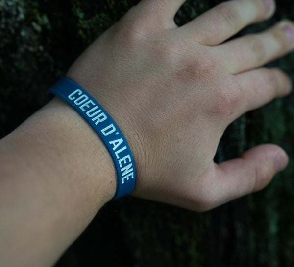 CDA Idaho Rubber Bracelet - Navy