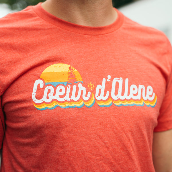 Coeur d'Alene Summer Sunset Tee