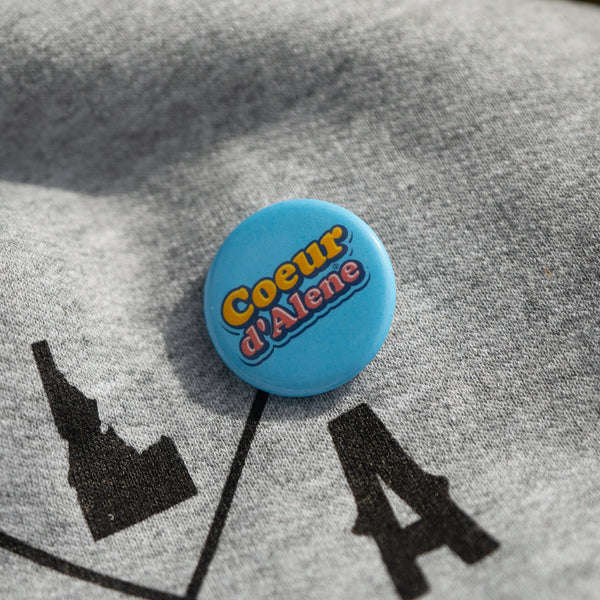 Coeur d'Alene Bubble Gum Button