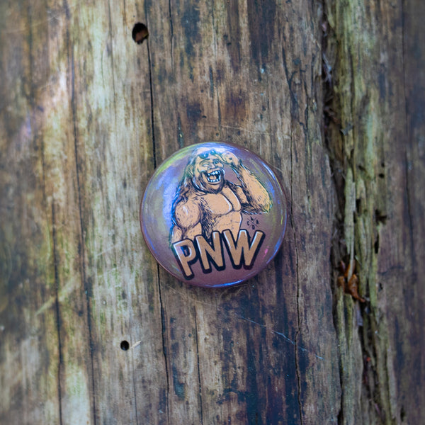 Happy PNW Bigfoot Magnet