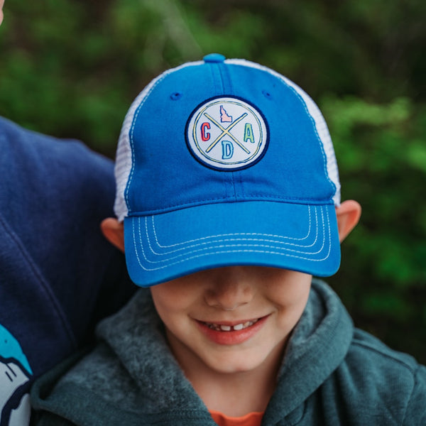 Blue Kids Woven CDA IDAHO Logo Hat