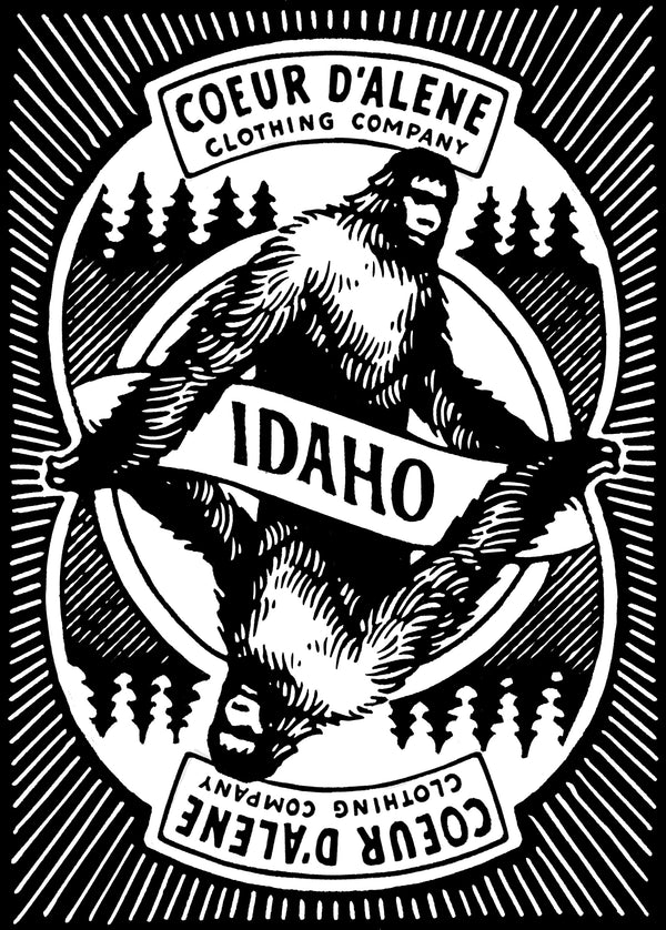 Playing Cards - Coeur d'Alene Clothing Bigfoot