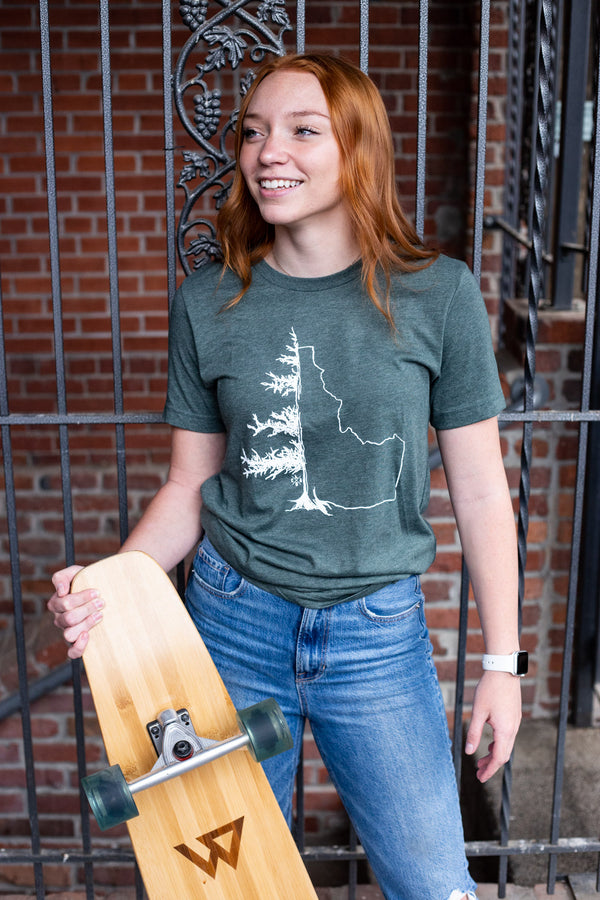 Forest Green IdaTree Tee