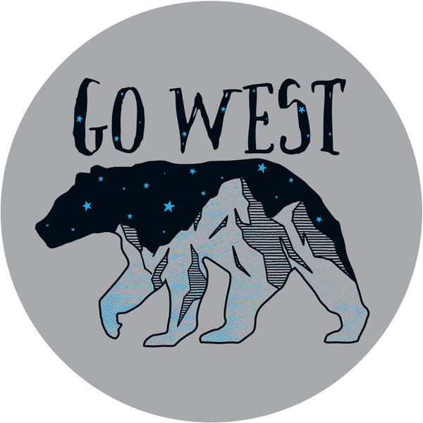 Go West Popsocket - White Base