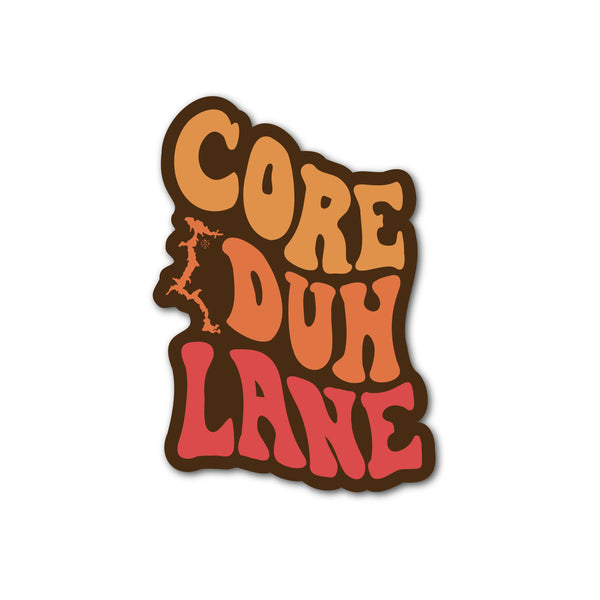 Groovy Core Duh Lane Sticker