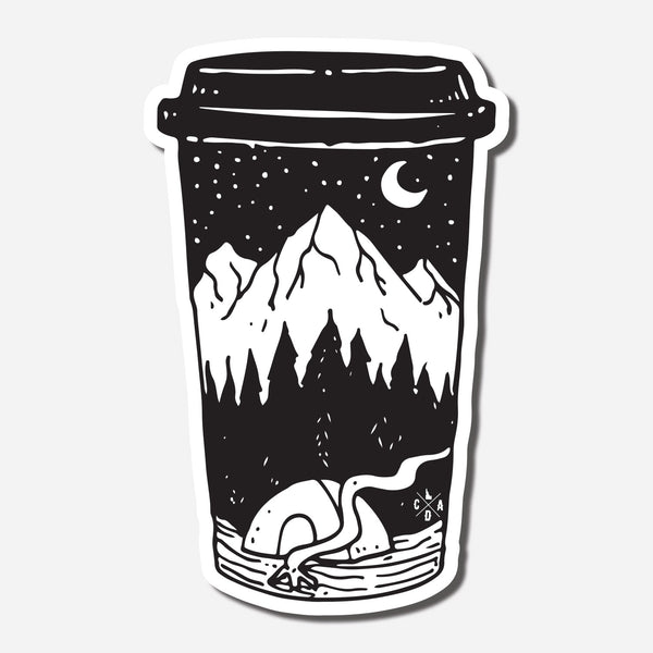 Goodnight Coffee Sticker