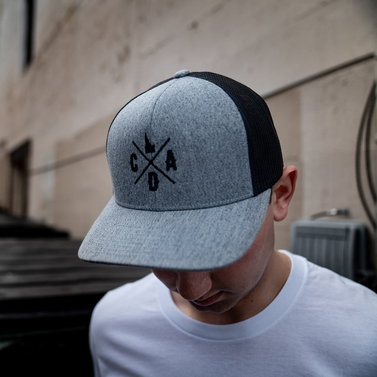 CDA Logo Gray Heather Trucker Hat – CDA IDAHO Clothing Company