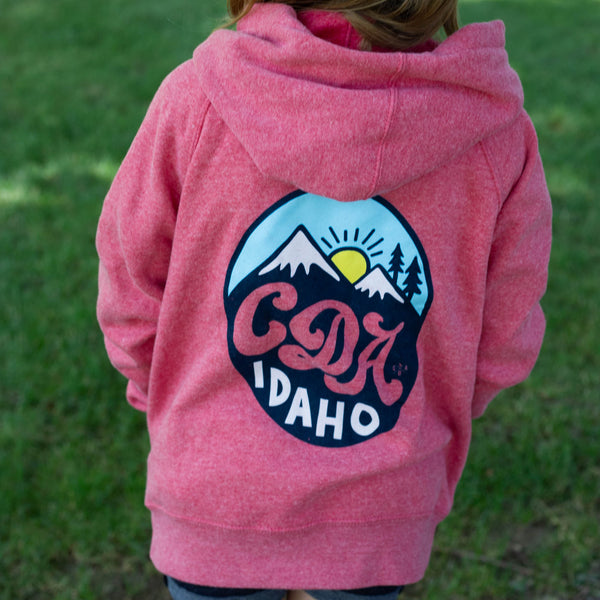 Kids Pink Happy Hoodie