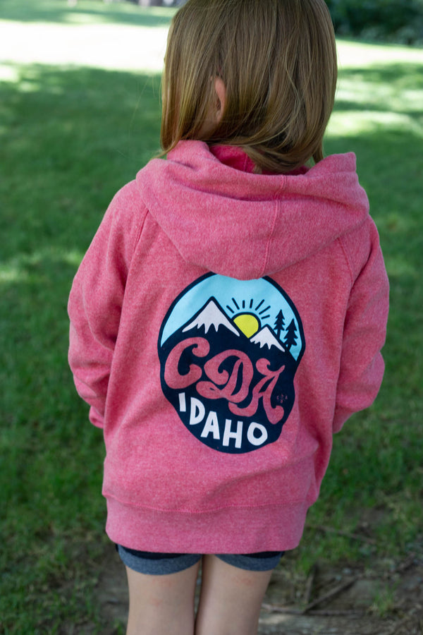 Kids Pink Happy Hoodie