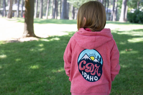 Kids Pink Happy Hoodie