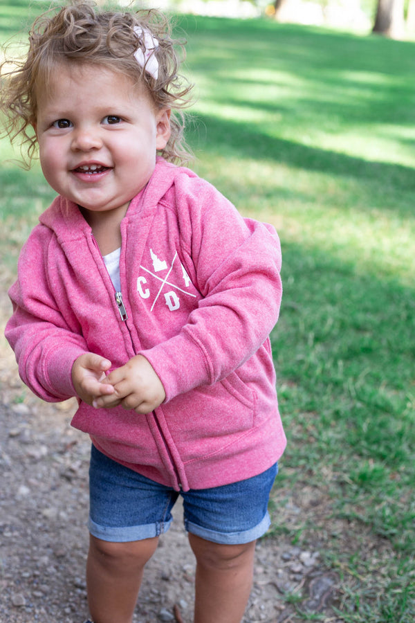 Toddler Pink Happy Hoodie