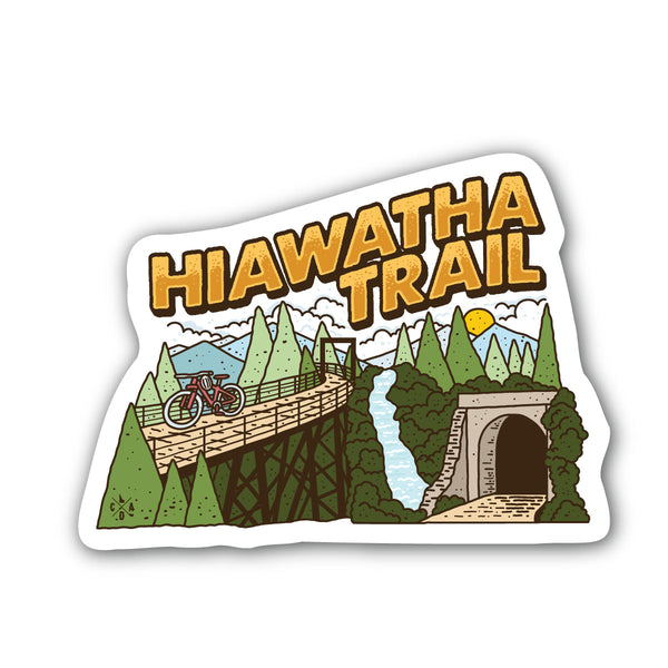 Hiawatha Trail Sticker