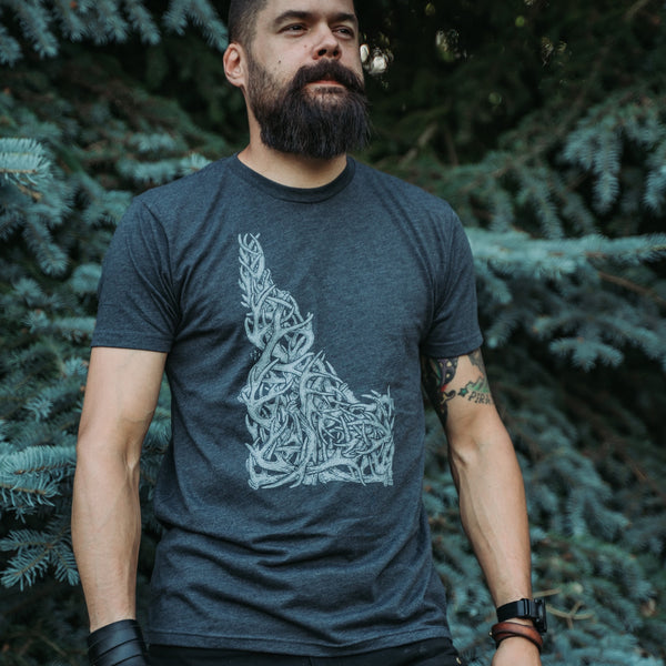 Idaho Deer Antler Tee Shirt