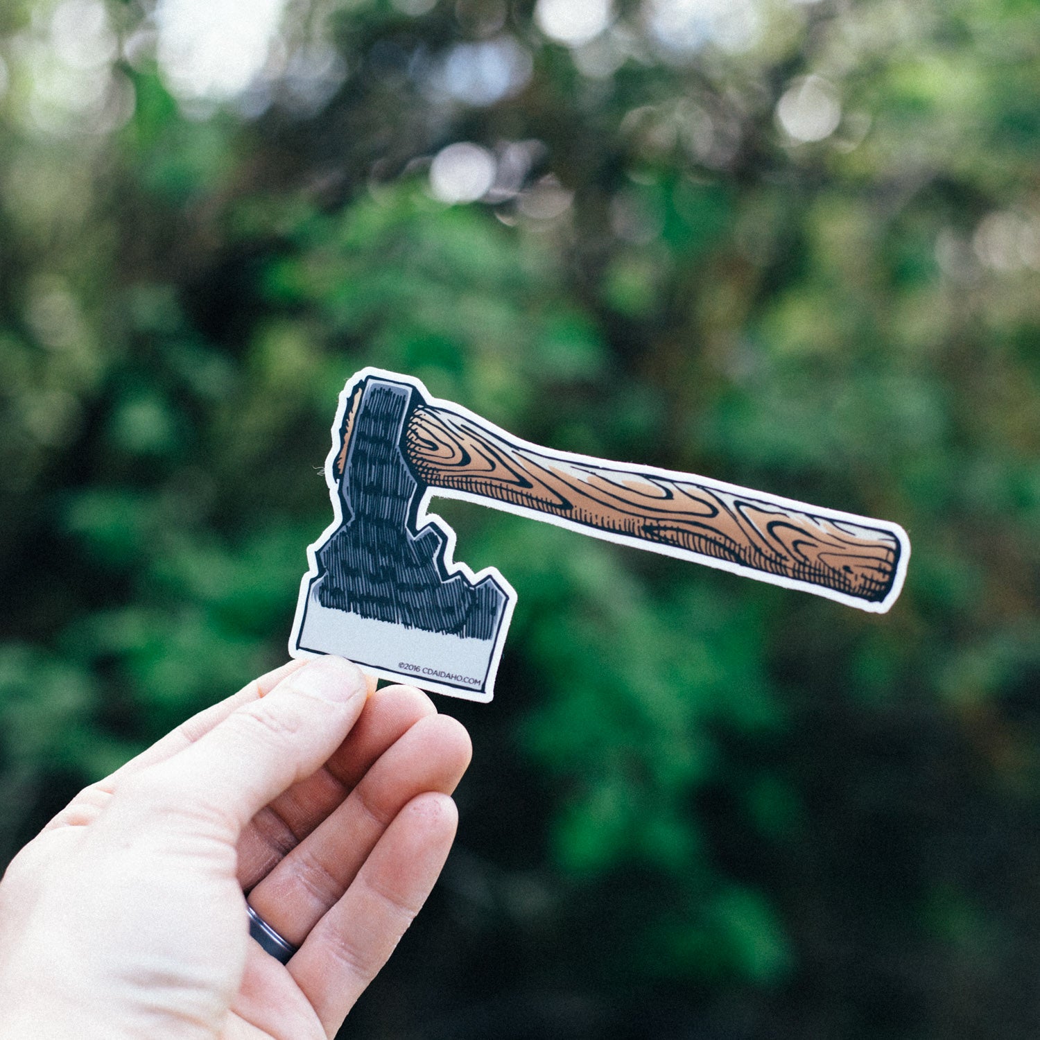 Metal Some Art Lumberjack Axe Belt Buckle