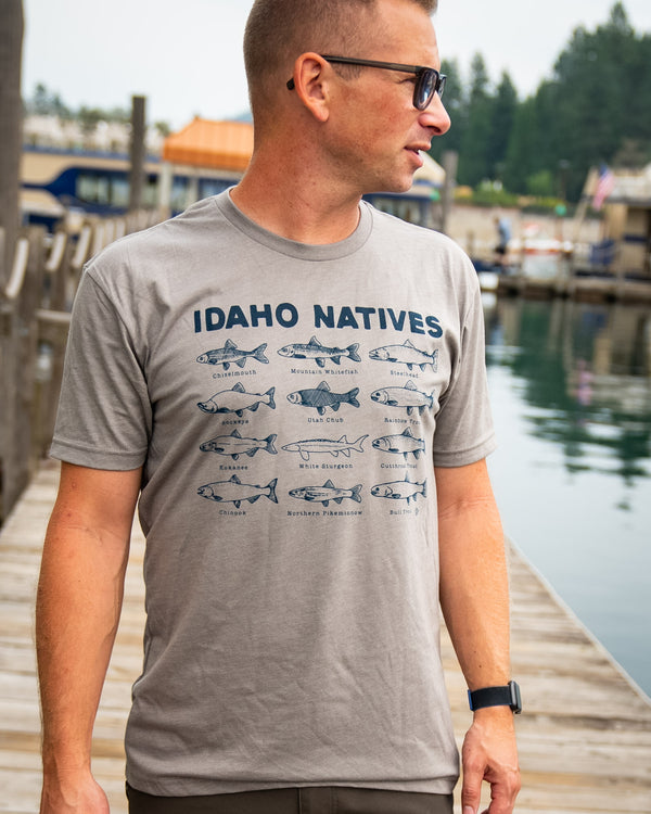 Idaho Natives Fish Tee L