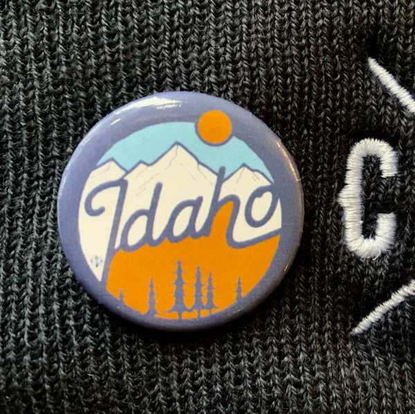 Idaho Peaks Button