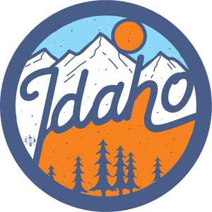 Idaho Peaks Button