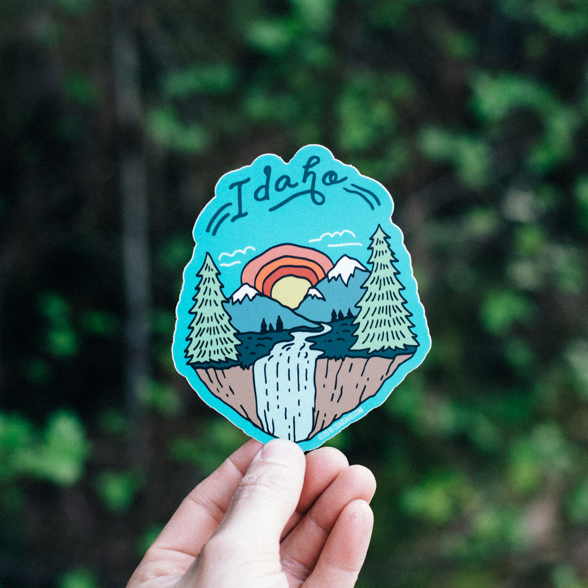 Idaho Scenery Sticker – CDA IDAHO Clothing Company