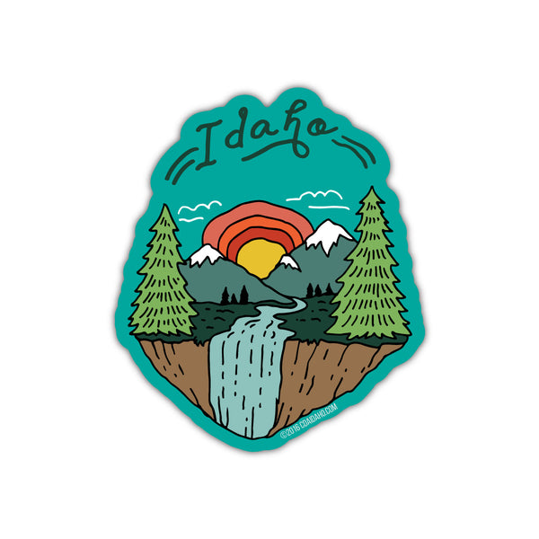 Idaho Scenery Sticker