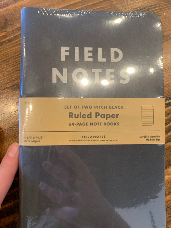 Field Notes Pitch Black Memo Book