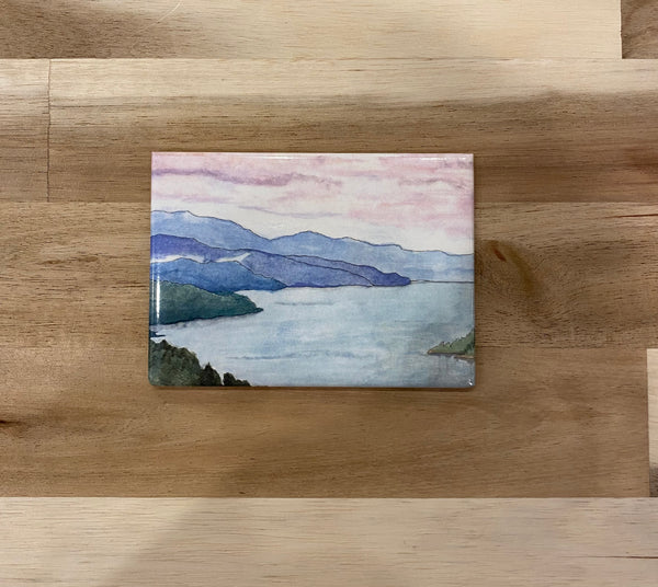 Mineral Ridge Watercolor Large Magnet