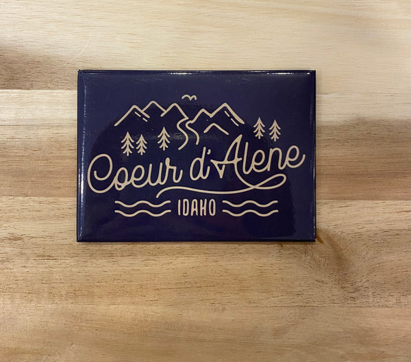 Coeur d'Alene Trails Large Magnet