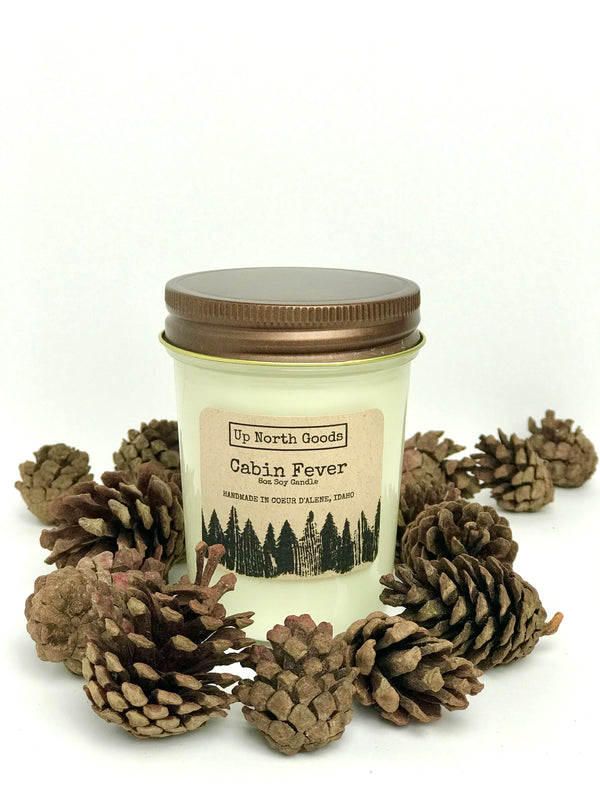 Cabin Fever 8oz Soy Candle by Up North Goods