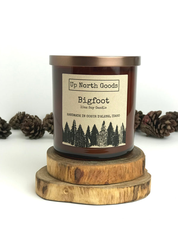 Bigfoot 10oz Soy Candle by Up North Goods