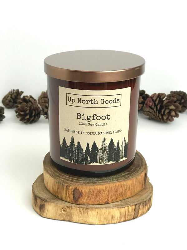 Bigfoot 10oz Soy Candle by Up North Goods