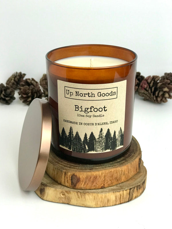 Bigfoot 10oz Soy Candle by Up North Goods