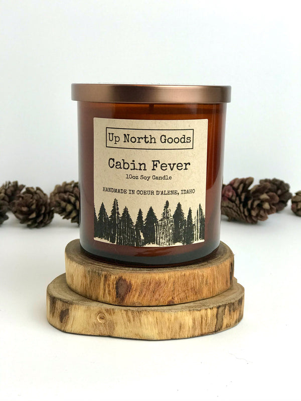 Cabin Fever 10oz Soy Candle by Up North Goods