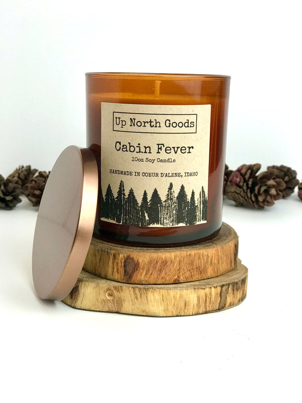 Cabin Fever 10oz Soy Candle by Up North Goods