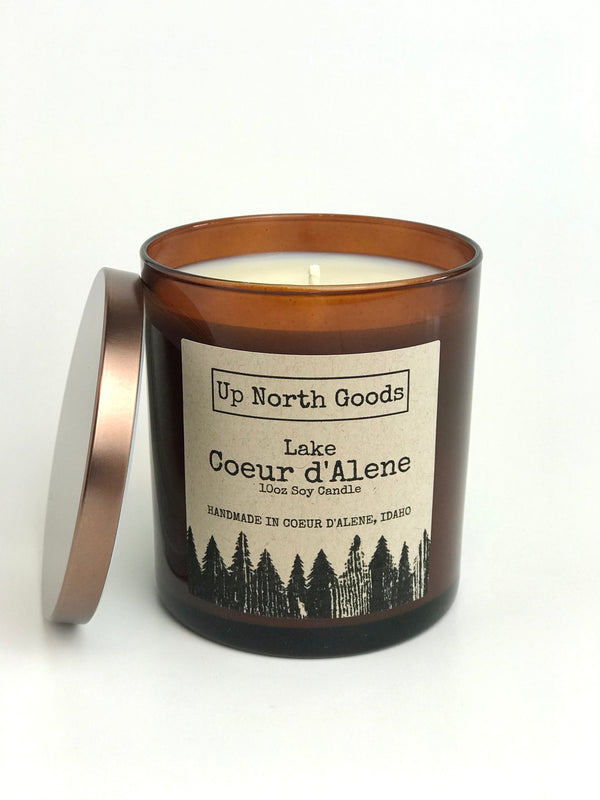 Lake Coeur d'Alene 10oz Soy Candle by Up North Goods