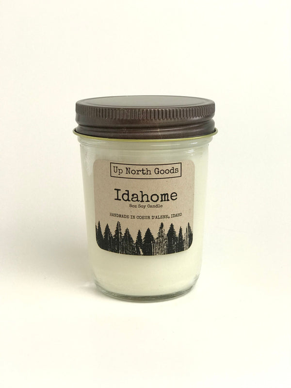 Idahome 8oz Soy Candle by Up North Goods