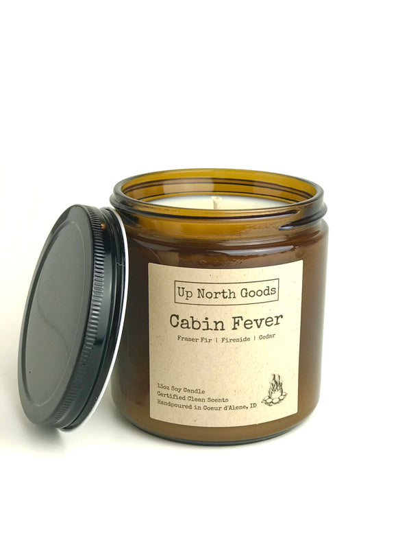 Cabin Fever 14oz Soy Candle by Up North Goods